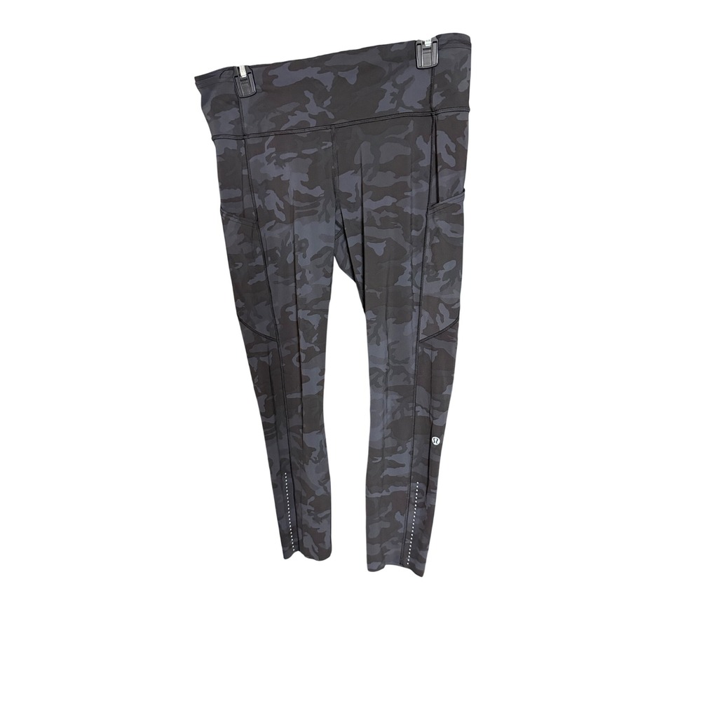Lululemon Fast and Free Camo 25" Tight Size 10